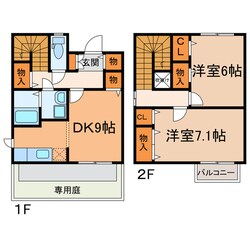 ファミーユ押沢台の物件間取画像